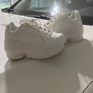 Platform Lace Up Sneakers